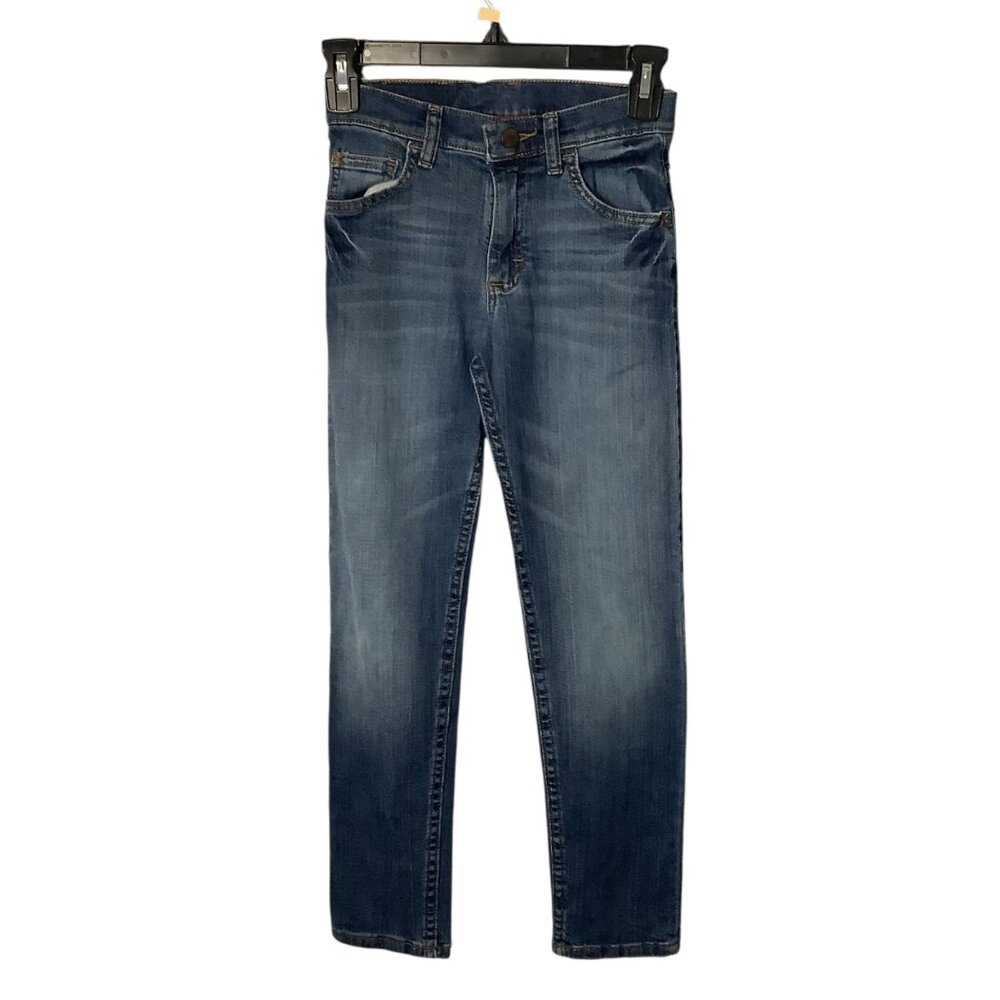 Wrangler Premium Quality‎ Slim Fit Jeans Girl Size 10 Blue Denim Distressed